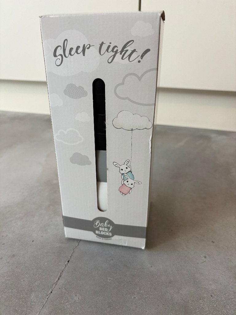 Baby Bed Blocks bedblokken (nieuwprijs €20), Kinderen en Baby's, Ophalen of Verzenden, Zo goed als nieuw