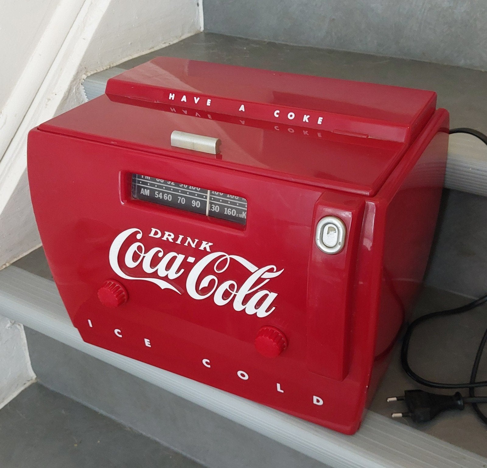 Radio cassette rétro Coca-Cola, Enlèvement ou Envoi, Utilisé, Radio