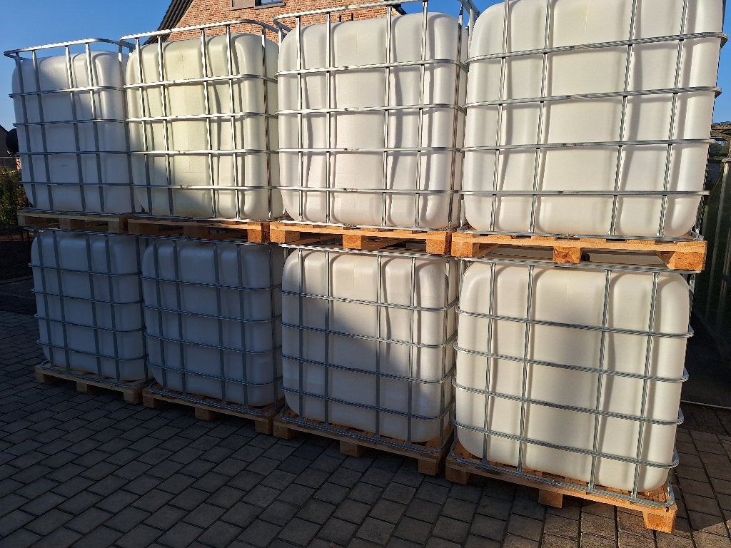 IBC CONTAINER 1000 liter, Tuin en Terras, Ophalen, Kunststof, Gebruikt, Met kraantje