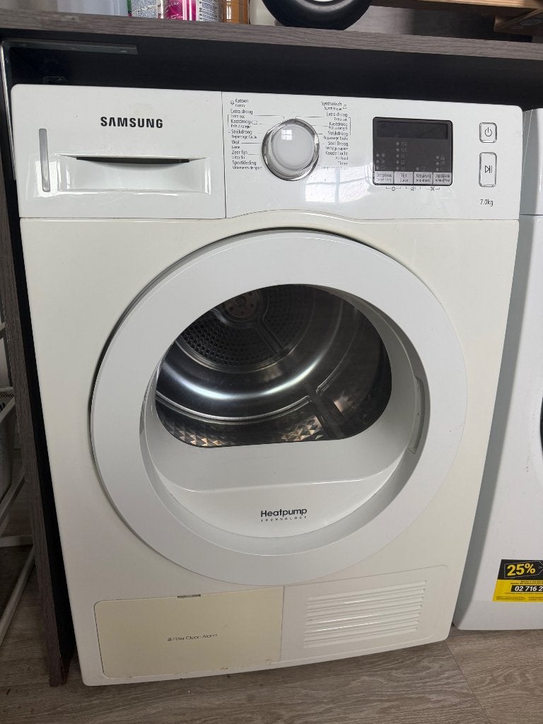 Samsung warmtepomp DV71F5E0HGW droogkast 7kg, Electroménager, Sèche-linge, 6 à 8 kg, Programme laine, Chargeur frontal, Enlèvement