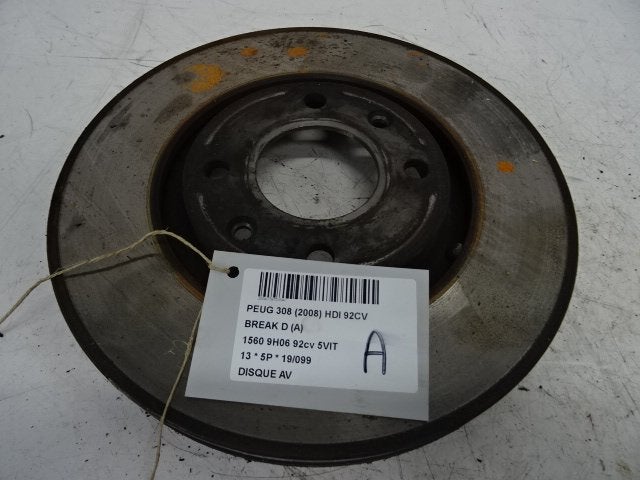 REMSCHIJF VOOR Peugeot 308 SW (4E / H) (01-2007/10-2014), Kontakt-peugeot@peugeot.com, Gebruikt, Peugeot Deutschland GmbH, Bahnhofsplatz
65423  Rüsselsheim, DE