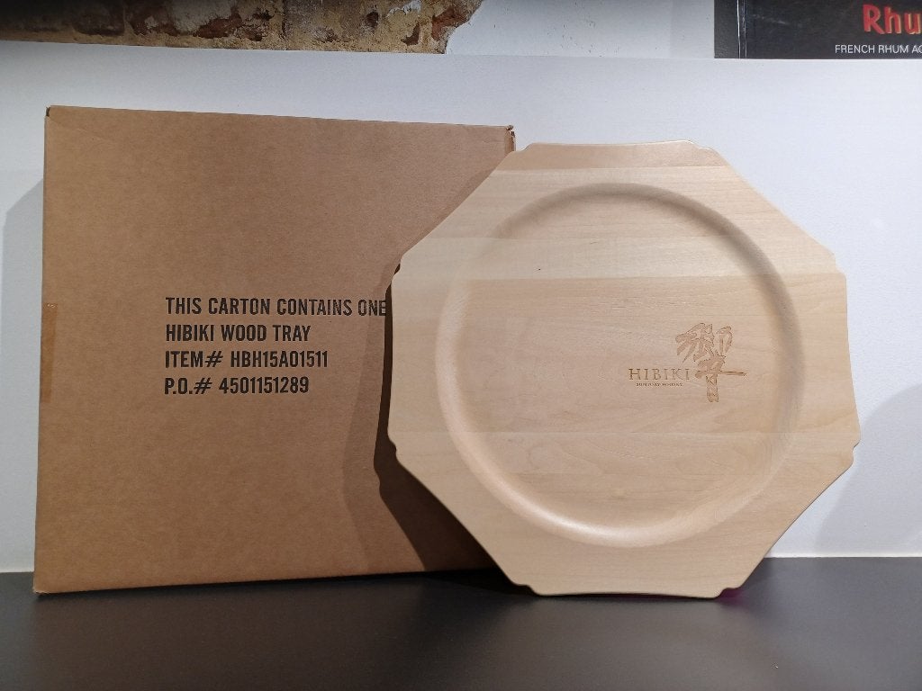 2x Zeldzame Hibiki Whisky Houten Tray, Serveerplank (Nieuw), Ophalen of Verzenden
