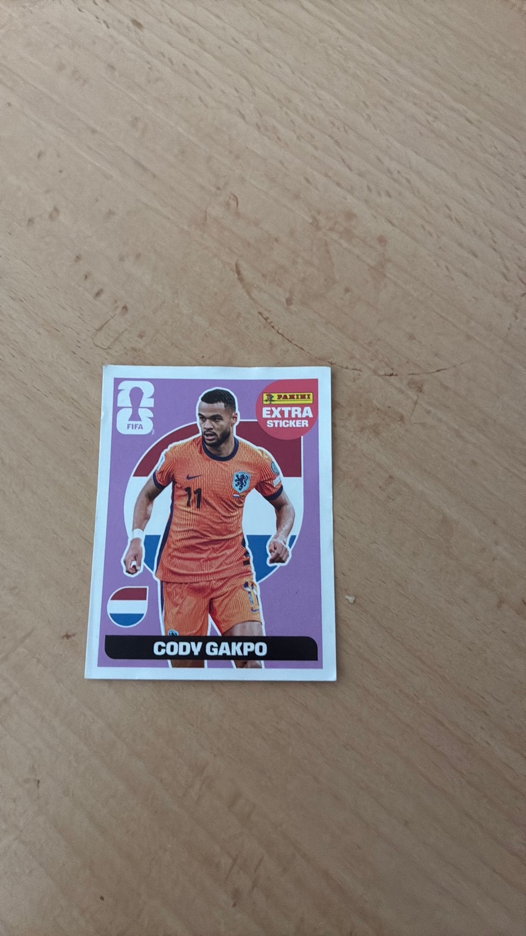 Extra kaart cody gakpo, Enlèvement, Neuf, Autocollant
