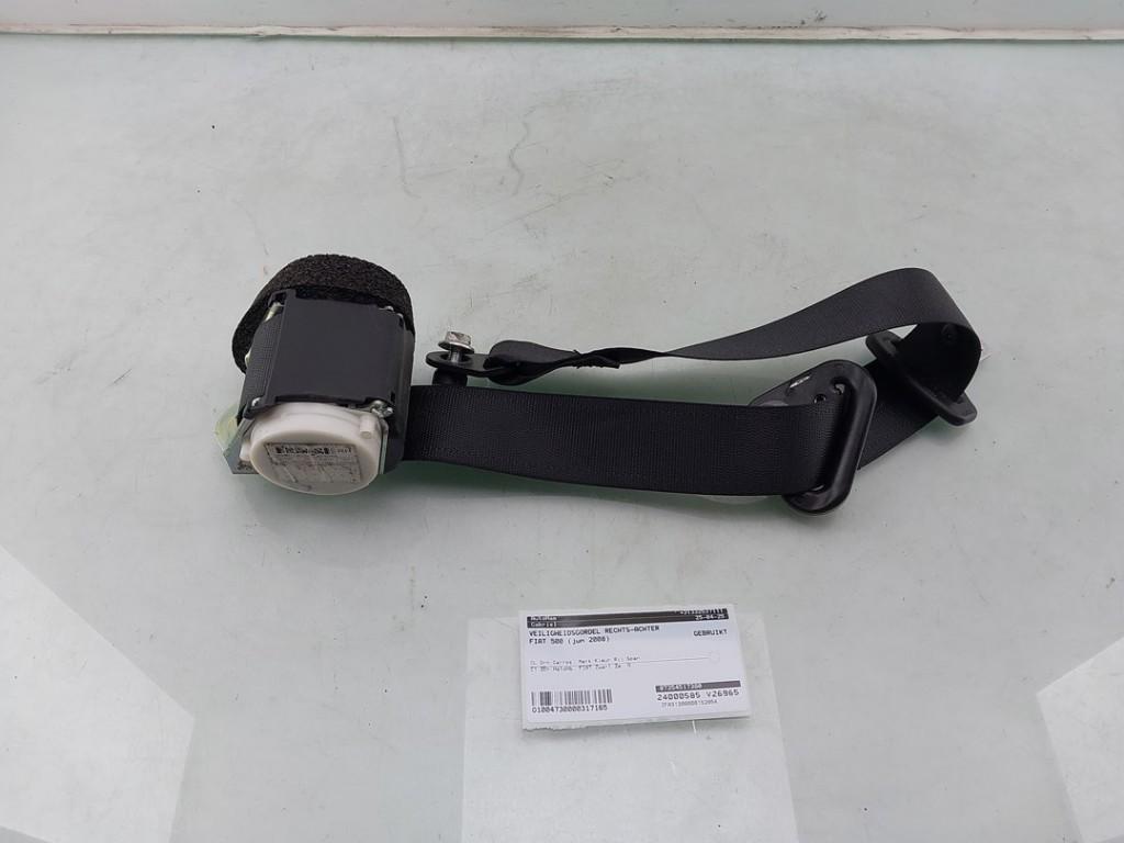 VEILIGHEIDSGORDEL RECHTS ACHTER Fiat 500 (312), Auto-onderdelen, Gebruikt, Fiat