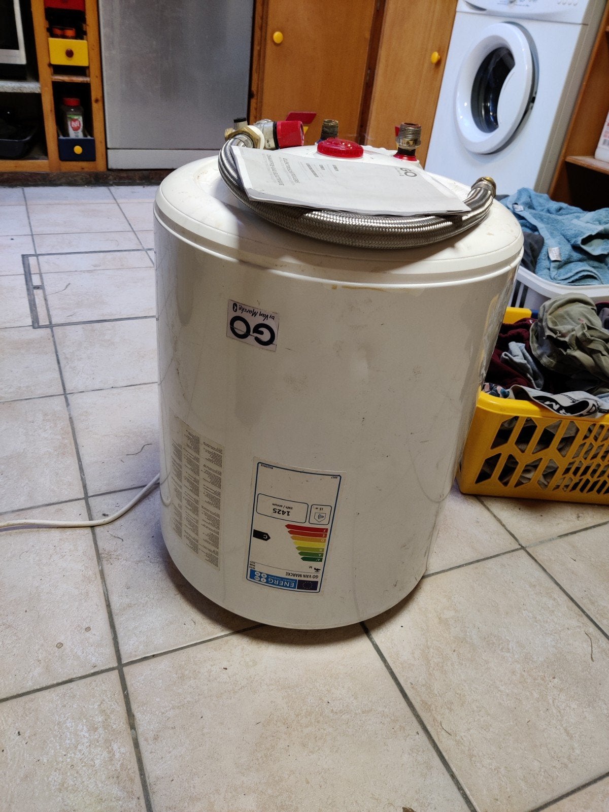 Elektrische boiler 50L, Bricolage & Construction, Chauffe-eau & Boilers, Boiler, Enlèvement