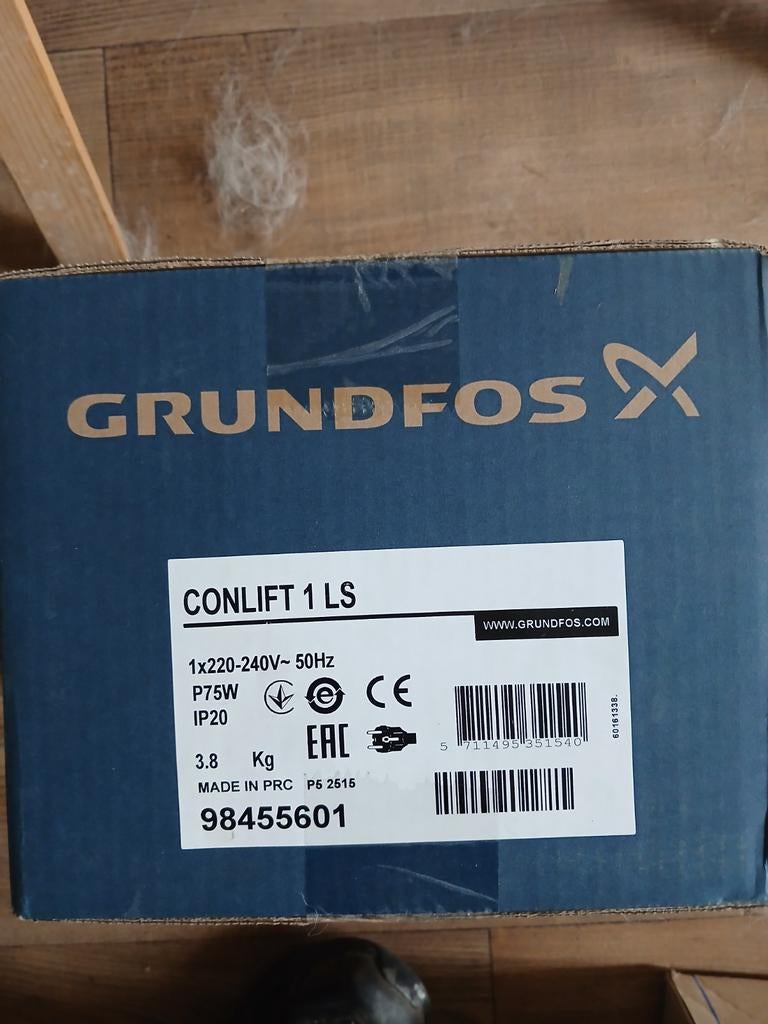 Grundfos conlift, Ophalen