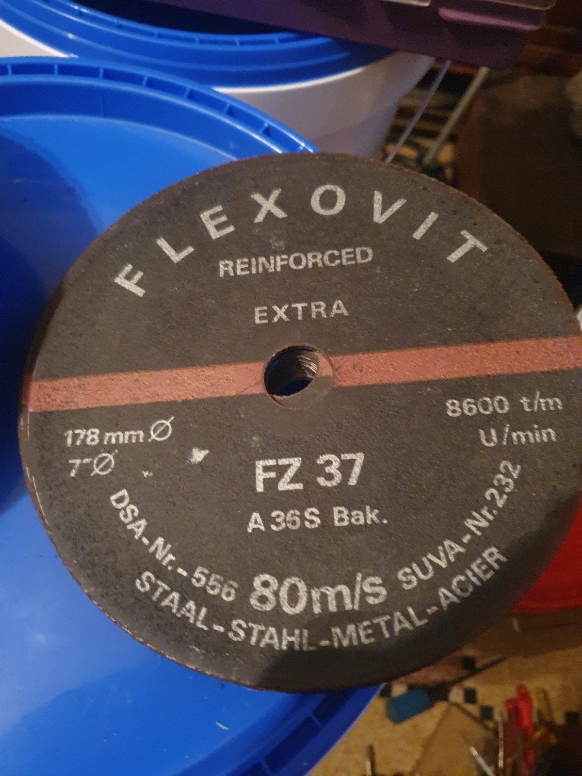 disque pour meleuse, Enlèvement