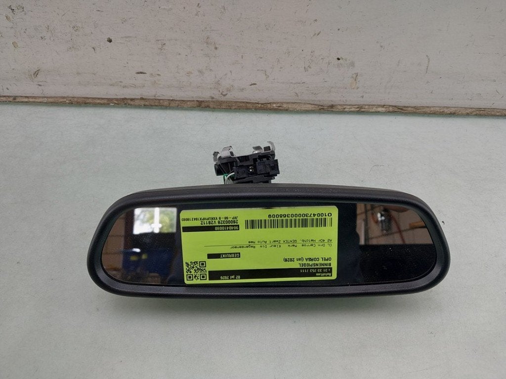 RETROVISEUR INTERIEUR Opel Corsa F (UB / UH / UP), Opel, Opel Automobile GmbH, Utilisé, Kontakt-opel@opel.com