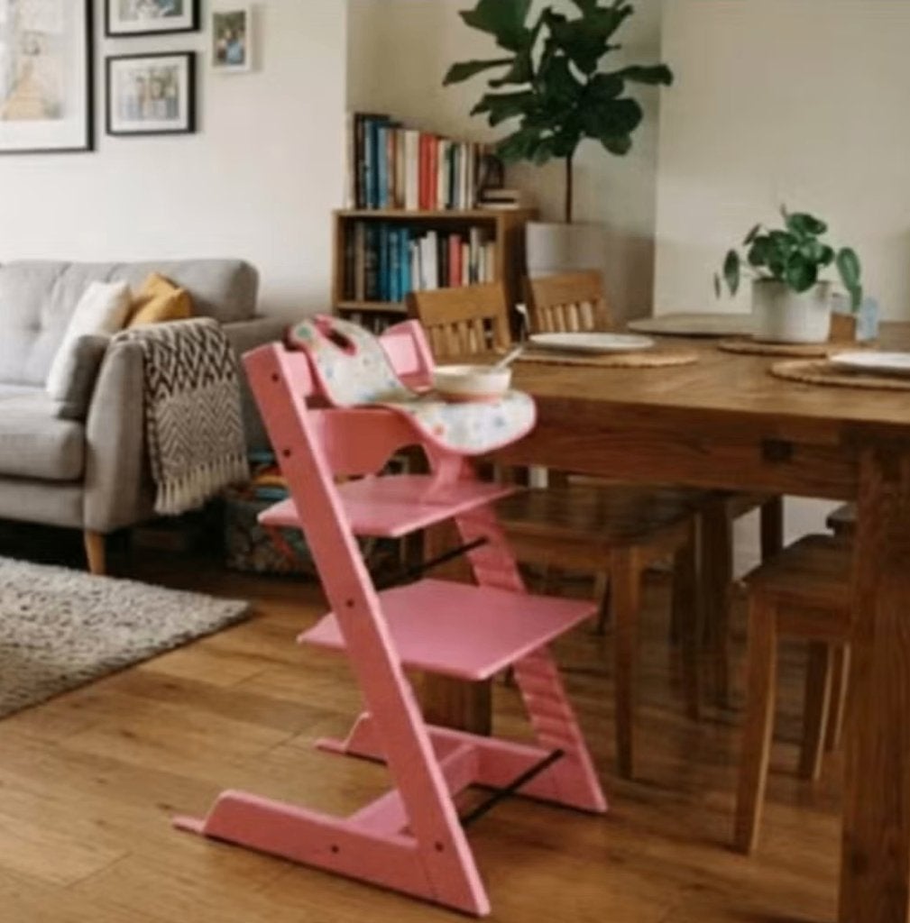 roze/ paars stokke trip trap, Kinderen en Baby's, Ophalen, Gebruikt