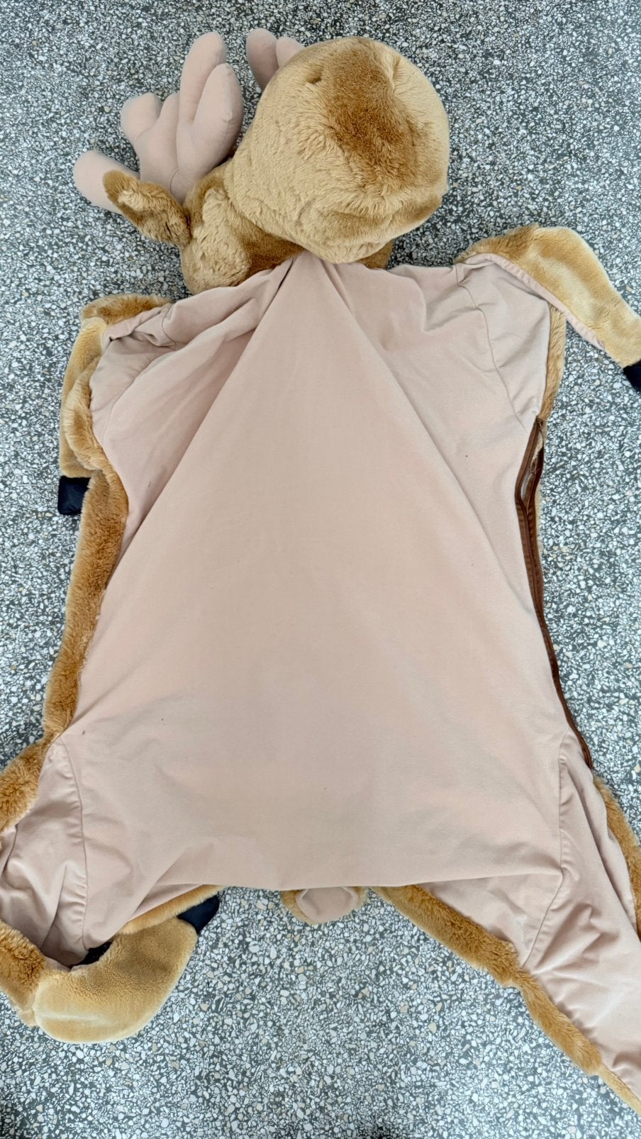 XL zalig knuffelkussen eland superzacht knus als nieuw., Ophalen, Zo goed als nieuw, Wasbaar