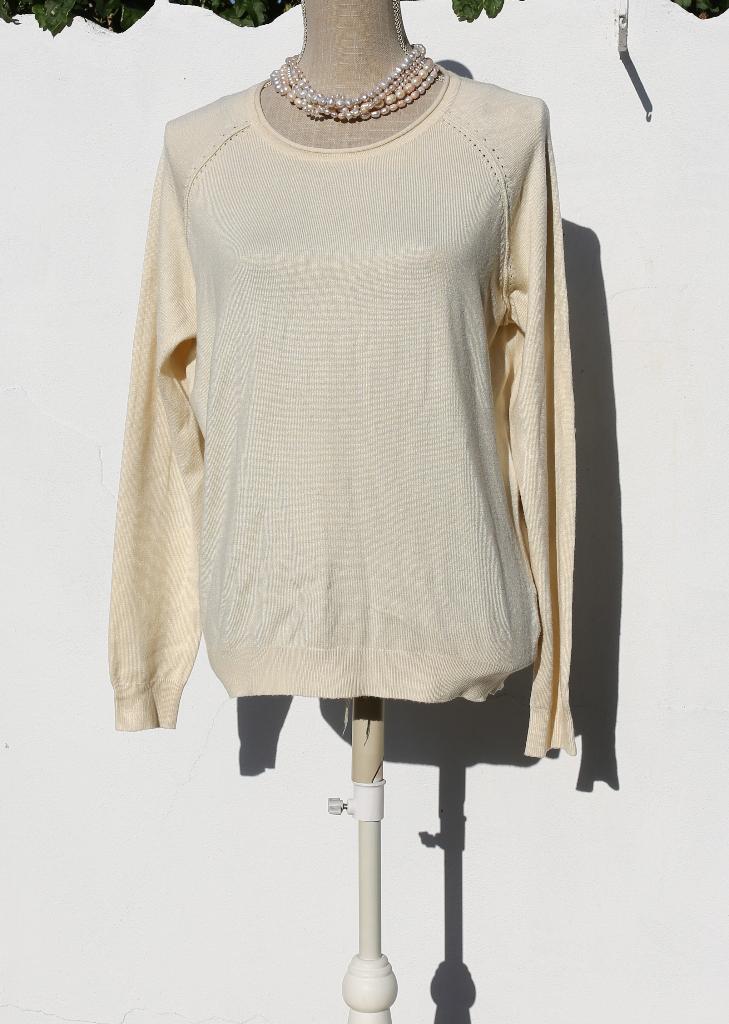 Pull beige avec coudières 38, Vêtements | Femmes, Taille 38/40 (M), Enlèvement ou Envoi, Beige, Comme neuf
