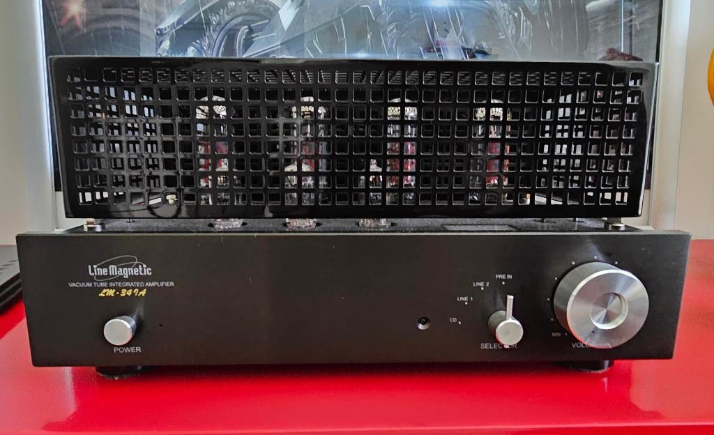 Amplificateur à tube magnétique linéaire LM-341a, Autres marques, Moins de 60 watts, Enlèvement ou Envoi, Stéréo