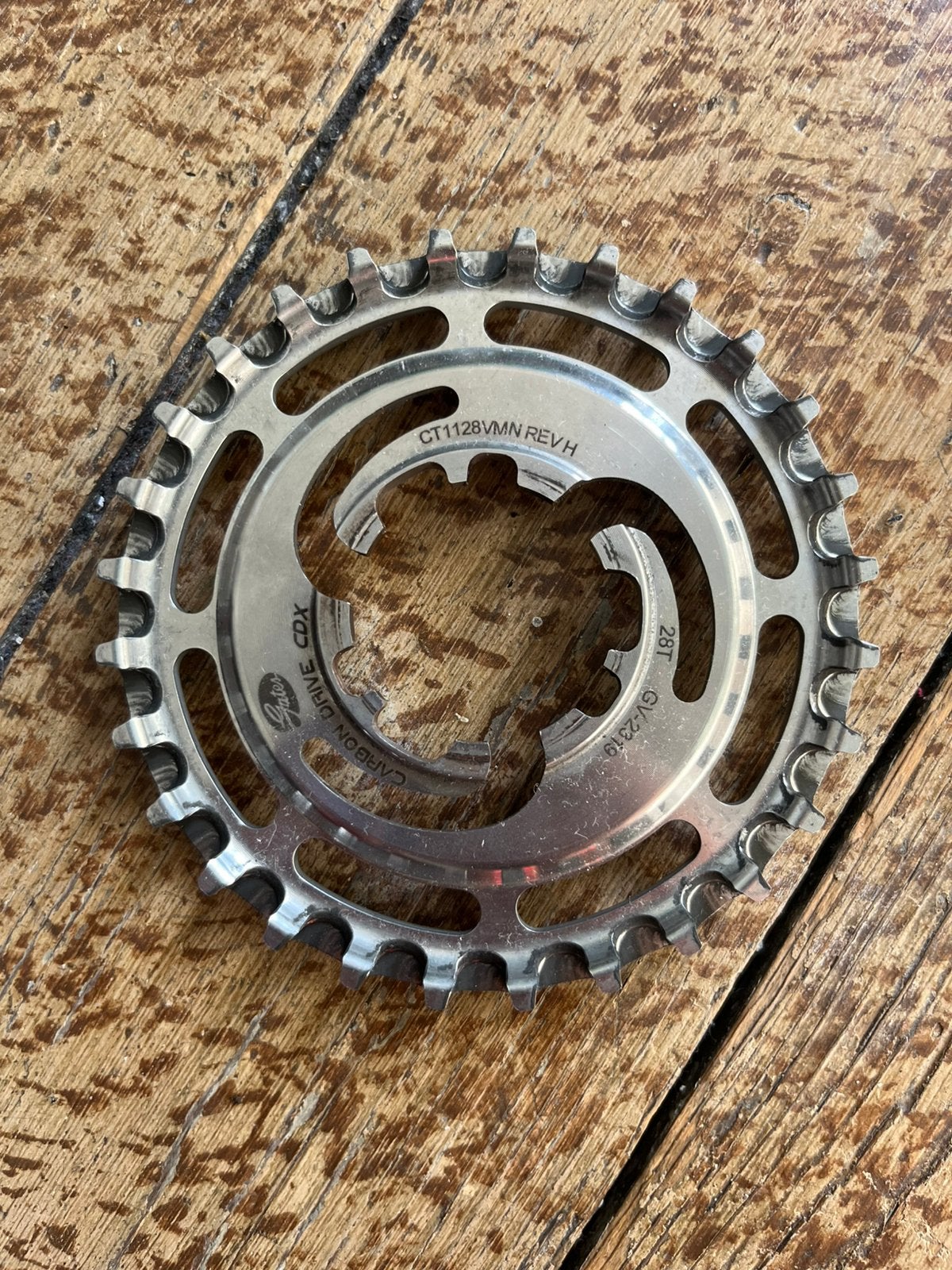 Gates carbon drive CDX enviolo tandwiel, Fietsen en Brommers, Overige typen, Ophalen of Verzenden, Zo goed als nieuw, Bakfiets