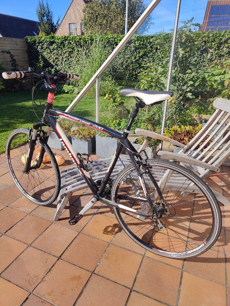 fiets herenfiets sportfiets Lombardo Wheelerpeak groot kader, Fietsen en Brommers, 28 inch, Gebruikt, Vering, Velgrem