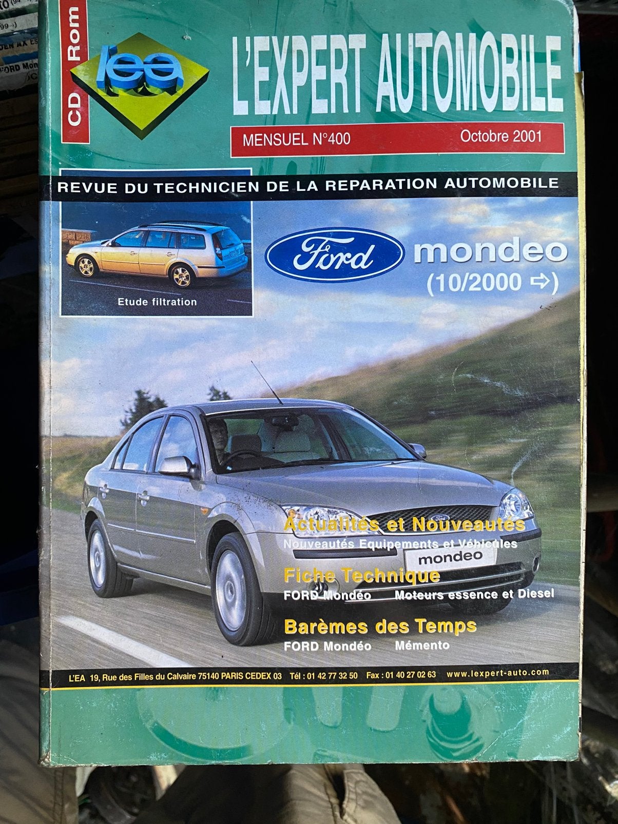 Manuel technique ford mondeo, Ophalen of Verzenden