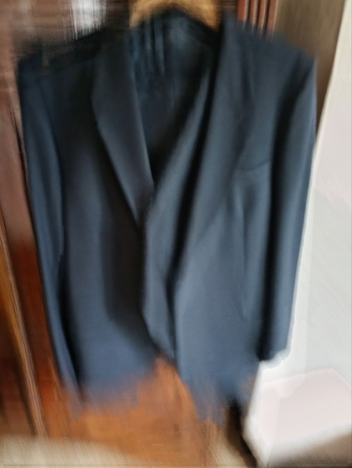 kostuum, Kleding | Heren, Ophalen of Verzenden, Gedragen, Blauw, Cox and lenon