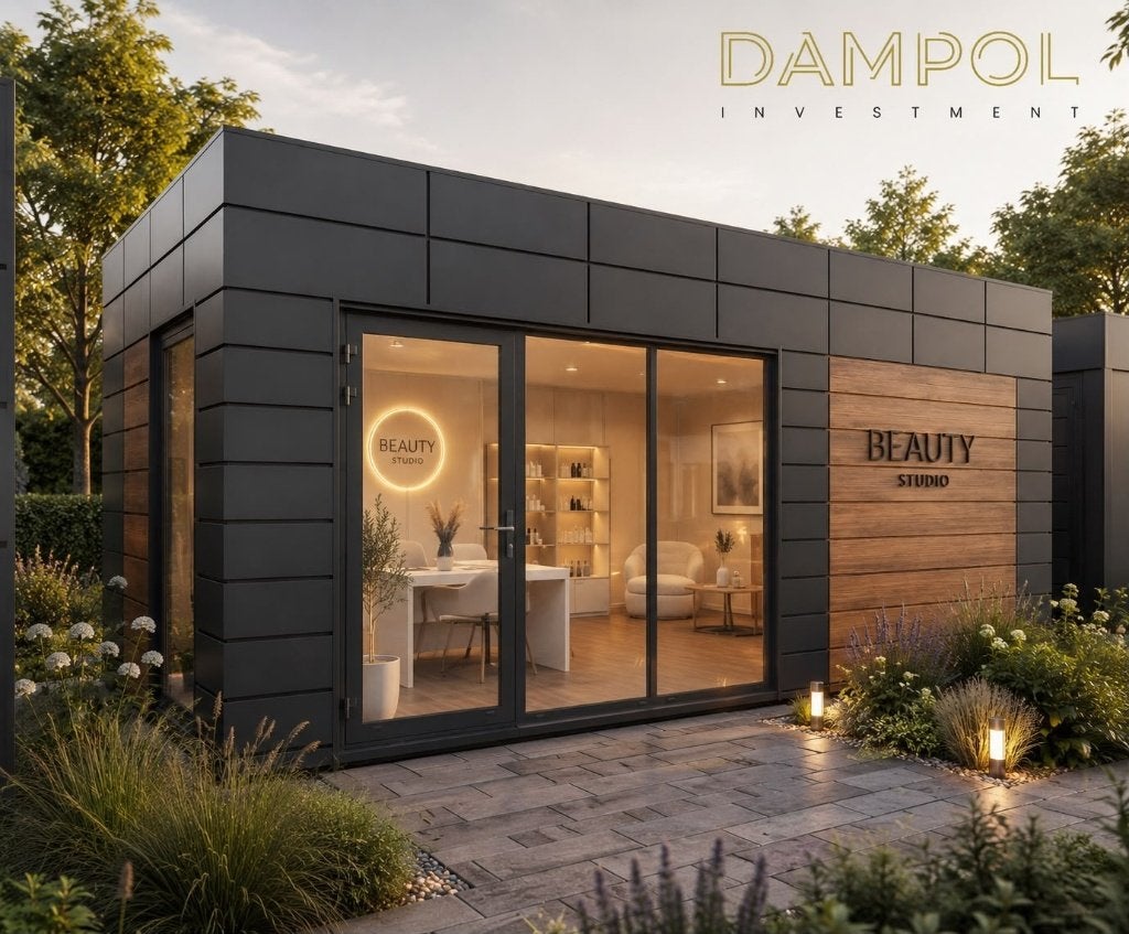 Pavillon moderne et élégant , tiny house 7x3, Jardin & Terrasse, Enlèvement, 500 cm ou plus, Métal, Neuf