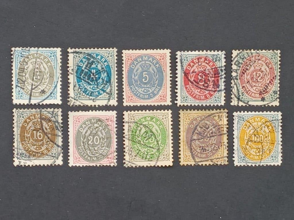 Timbres du Danemark, Timbres & Monnaies, Timbres | Europe | Scandinavie, Enlèvement ou Envoi, Danemark, Affranchi