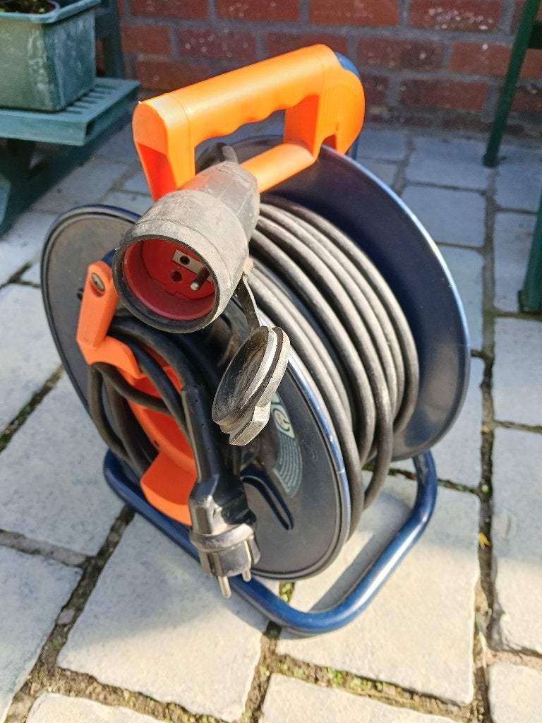 40m Verlengkabel, 3G 2.5, Ophalen, Zo goed als nieuw, Kabel of Snoer
