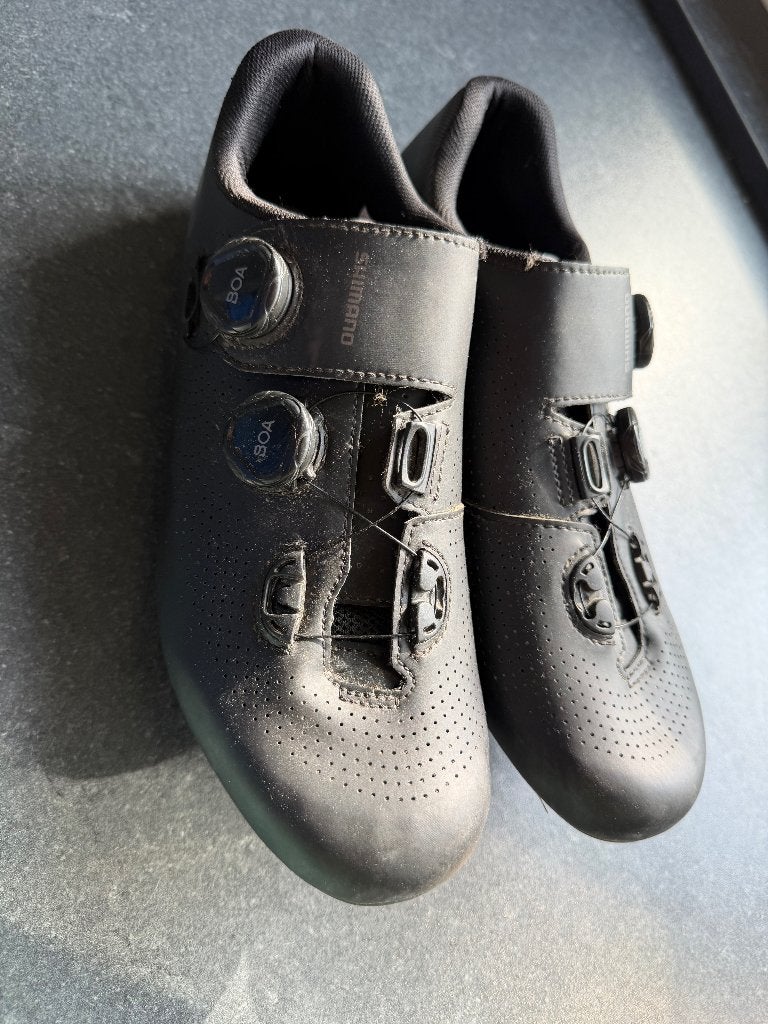 Fietsschoenen Shimano RC7 maat 45 (carbon zool!), Fietsen en Brommers, Ophalen, Heren, Schoenen, Zo goed als nieuw