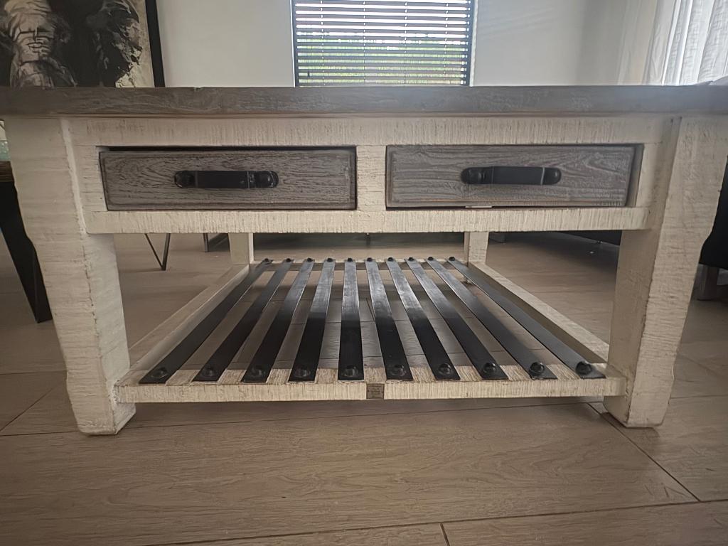 Riviera zelfgemaakte salontafel, Huis en Inrichting, Ophalen, Zo goed als nieuw