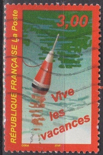 Frankrijk - Drijvende dobber - 1999, Ophalen of Verzenden, Gestempeld