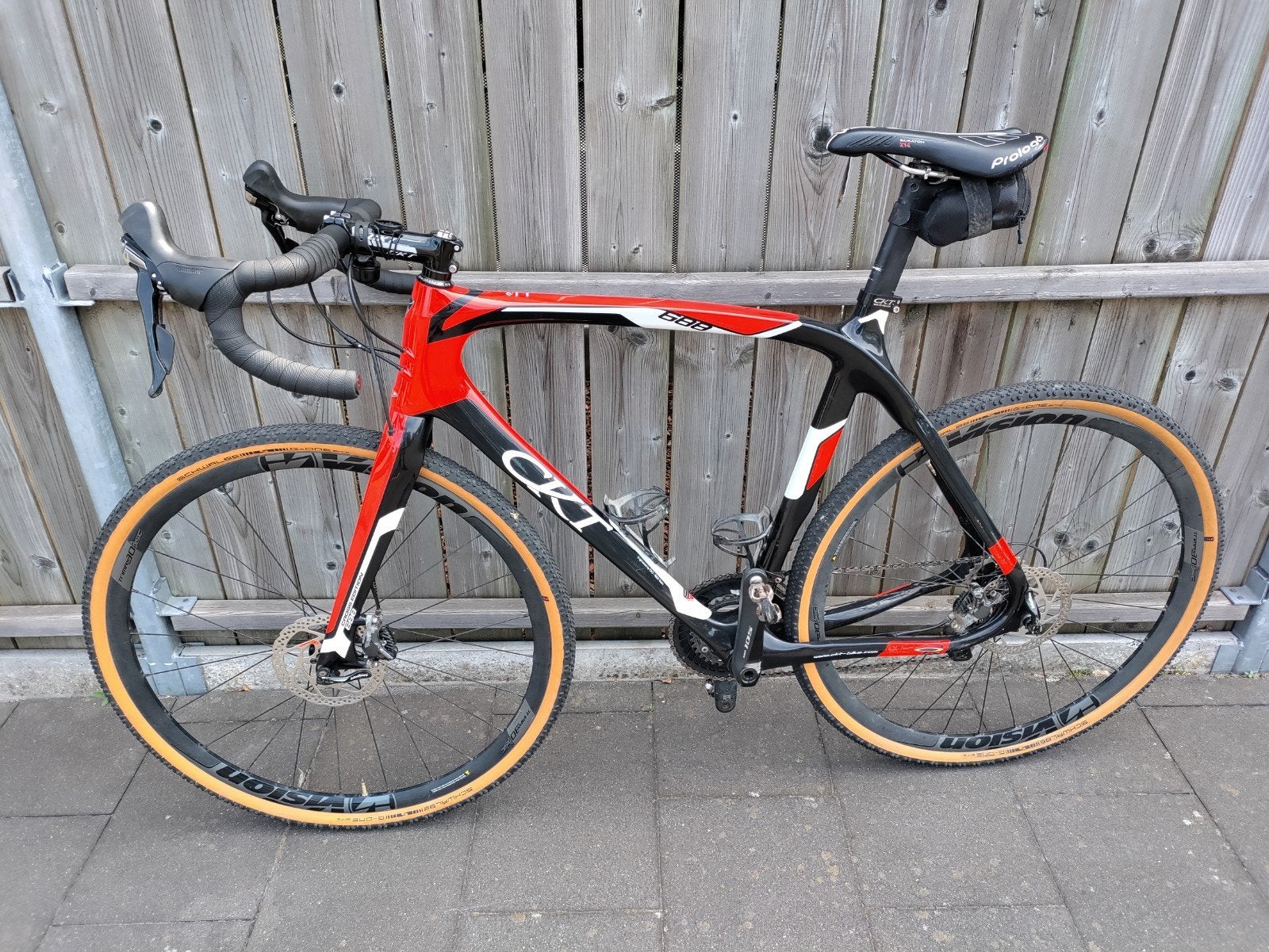 CKT 688 gravelbike te koop XL (ben zelf 1m84), Ophalen, Gebruikt, Carbon, Heren