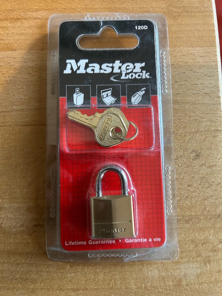Cadenas MasterLock USA (Neuf sous cellophane), Enlèvement ou Envoi, Neuf