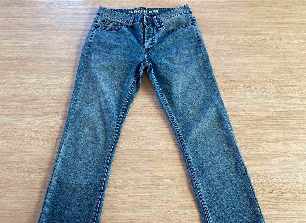 Jeansbroek - Denham - W30 /  L 32, Blauw, W32 (confectie 46) of kleiner, Ophalen of Verzenden, Gedragen