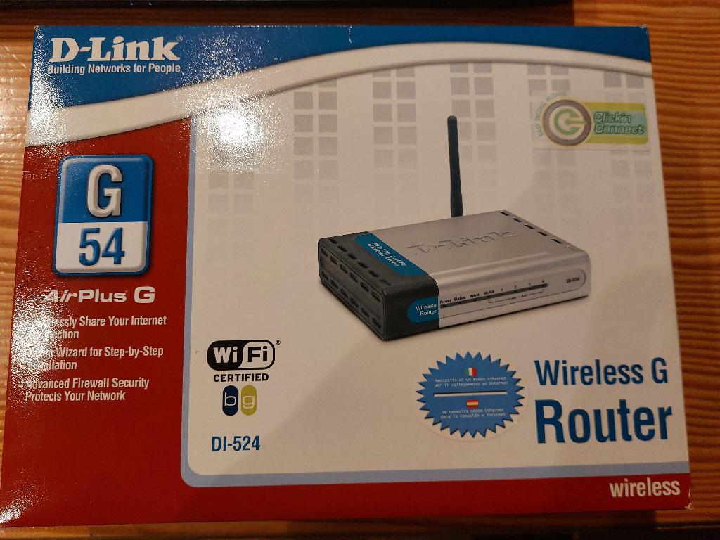 D-Link Wireless G Router G54 AirPLus, Ophalen, Zo goed als nieuw, Router, D-Link