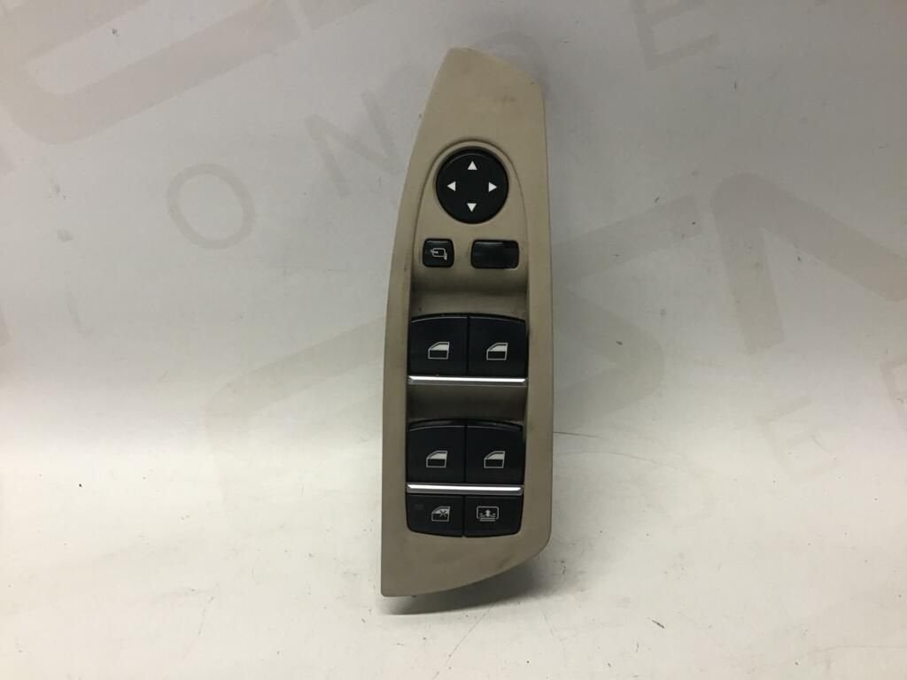 Raamschakelaar linksvoor BMW 7-serie F01 ('08-'12) 916361103, -, Utilisé, -, Enlèvement ou Envoi