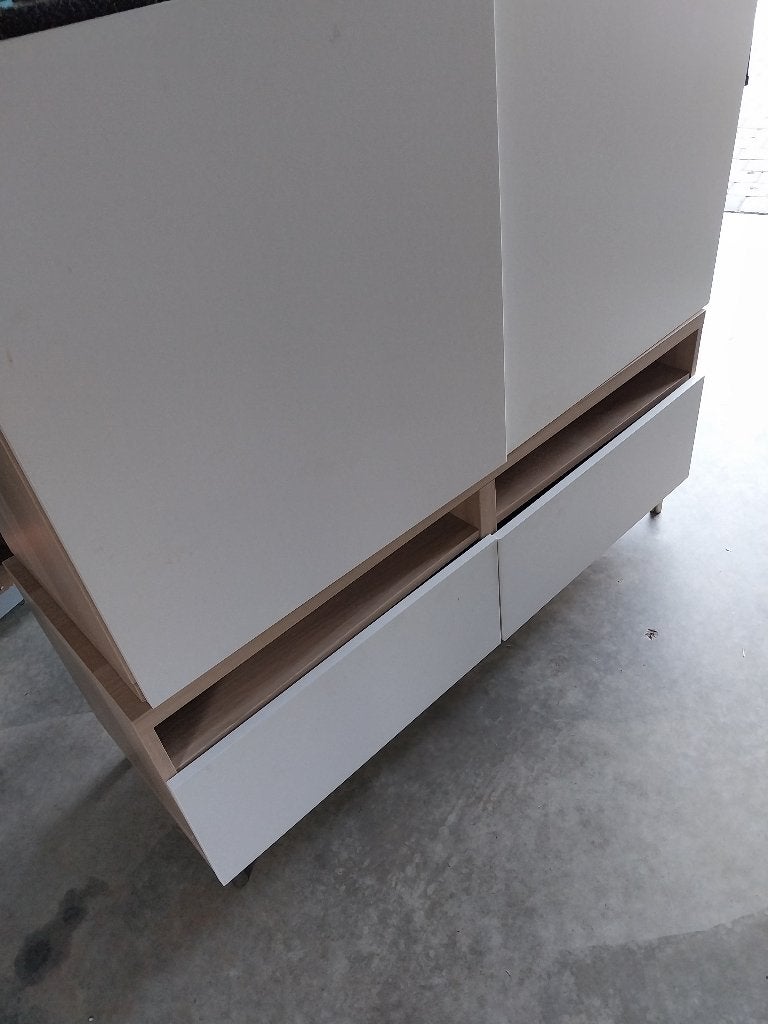tv + bovenkast, Huis en Inrichting, Ophalen, Overige materialen, Gebruikt, 100 tot 150 cm