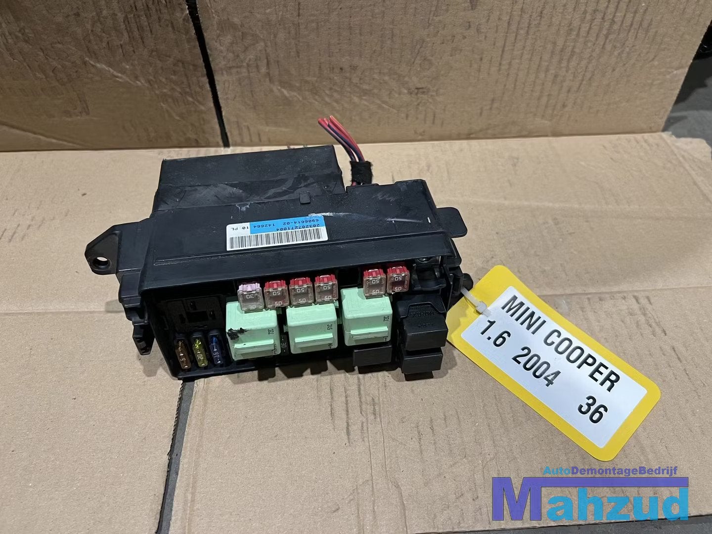 MINI COOPER ONE 1.6 zekeringkast W10B16A 2000-2007 690661402, Customer.service@mini.co.uk, BMW AG, Petuelring 130
80788  Munich, DE