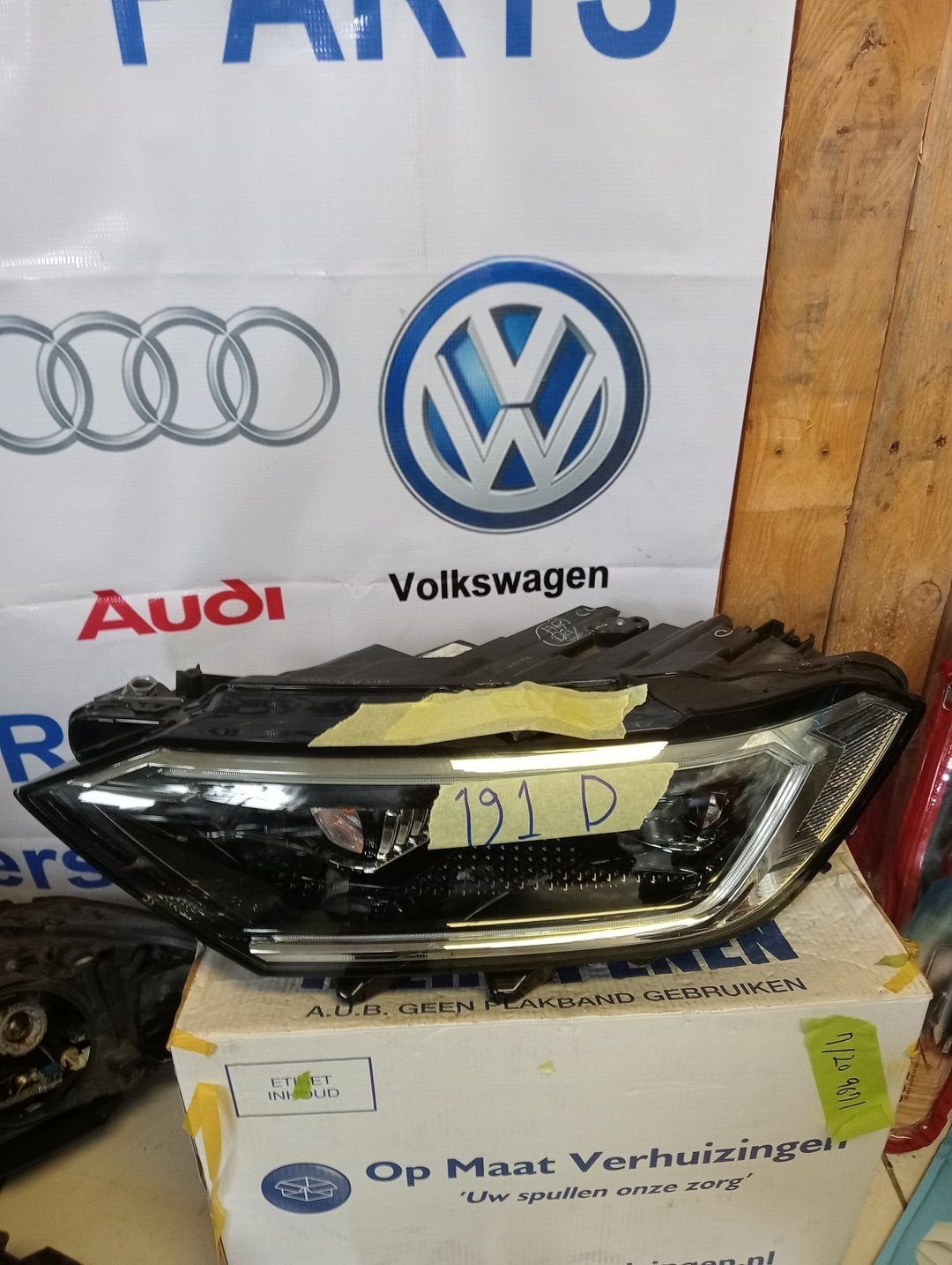 Volkswagen Jetta IV koplampen Links 17B941035E, Gebruikt, -, Volkswagen, -