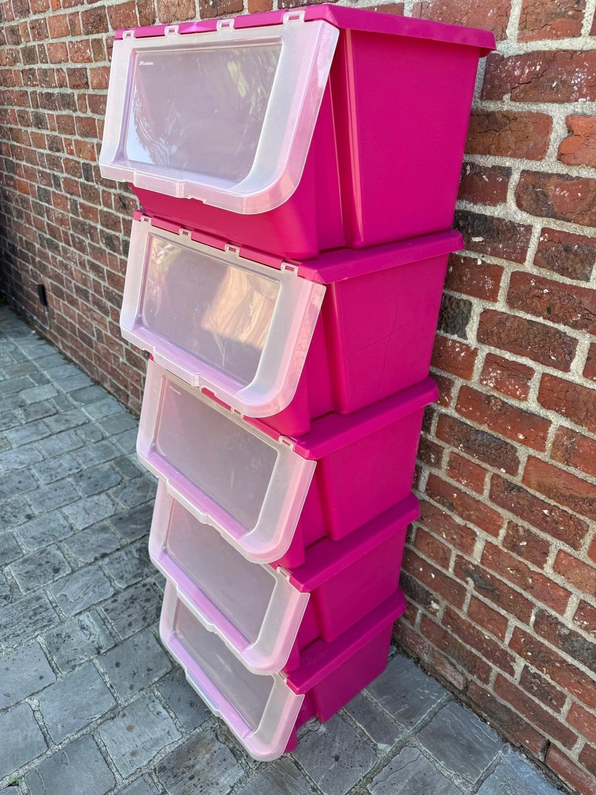 opbergboxen, Ophalen