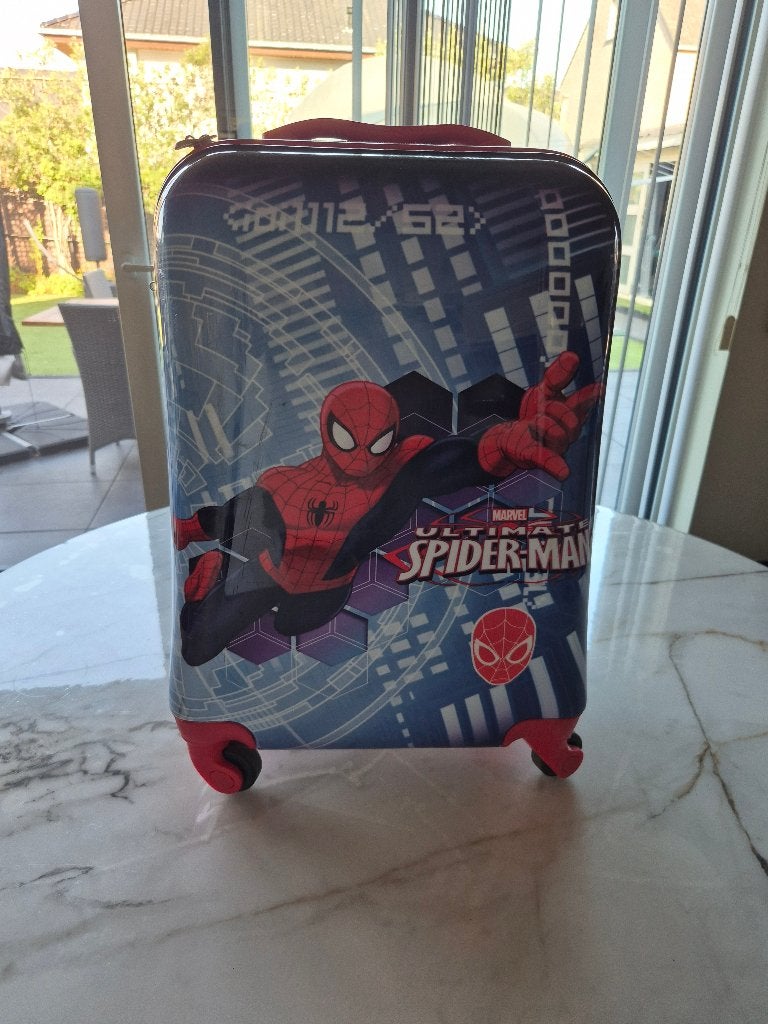 Trolley Spiderman, Ophalen, Uitschuifbare handgreep, Gebruikt, 50 tot 60 cm