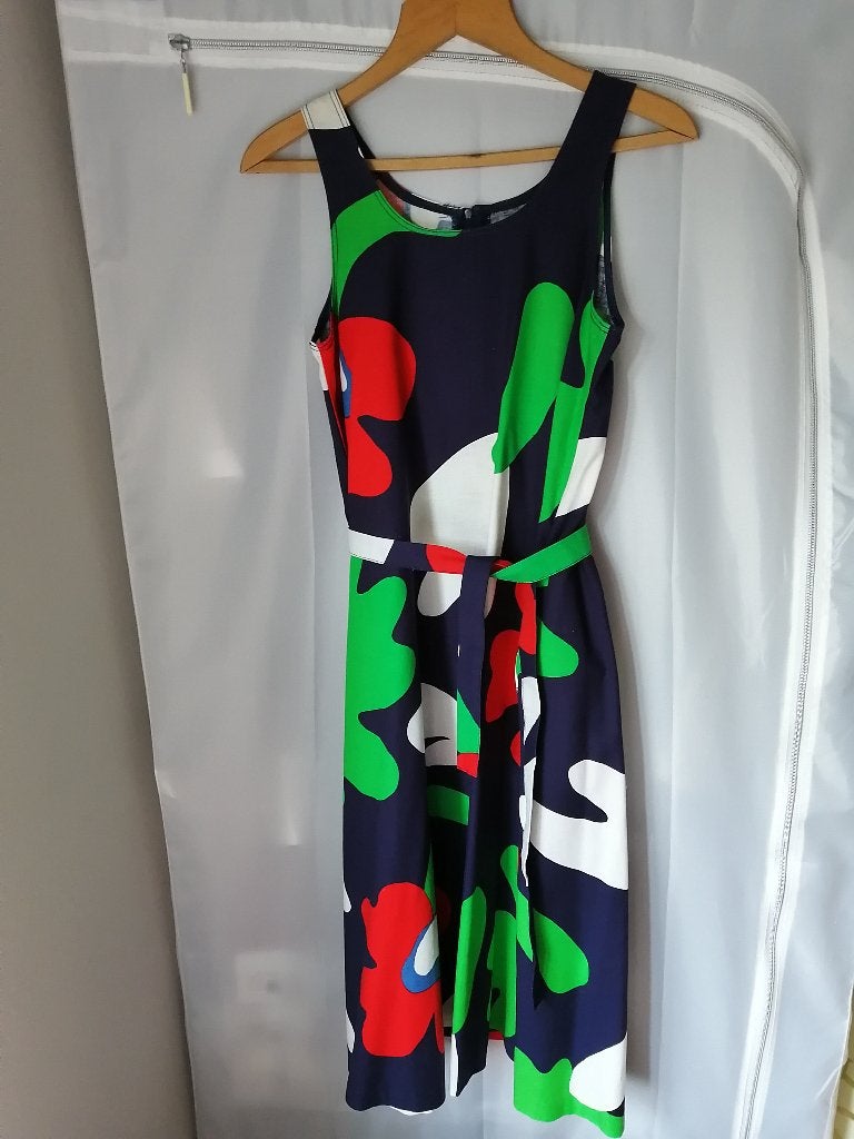 Wijd  kleed in katoen, hoofdkleur blauw, Kleding | Dames, Jurken, ANDERE, Blauw, Ophalen of Verzenden, Gedragen