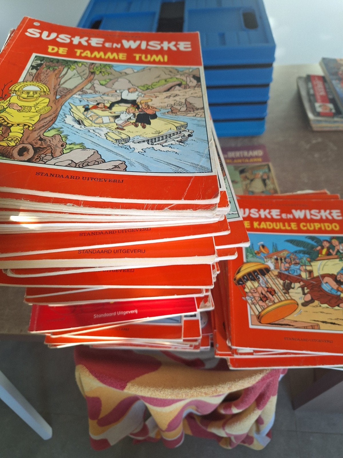 175 albums suske en wiske, Ophalen
