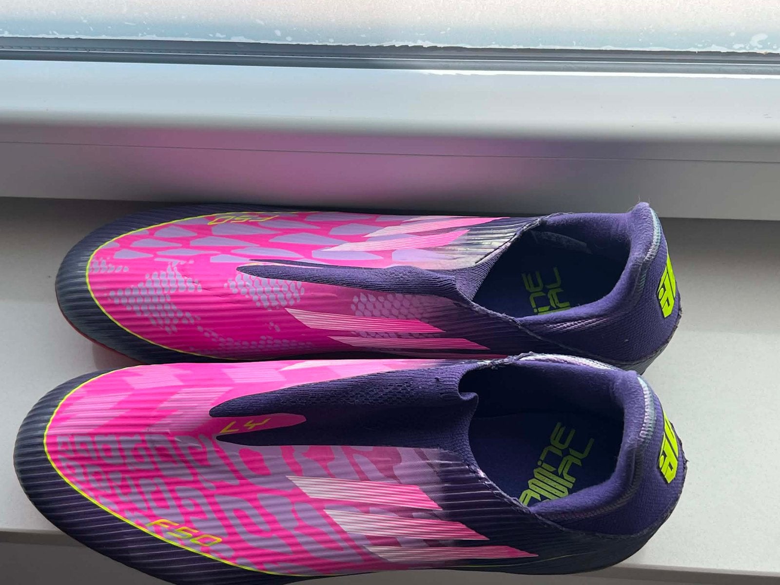 Adidas F50 “MG” academy - Lamine Yamal, Ophalen, Zo goed als nieuw, Schoenen