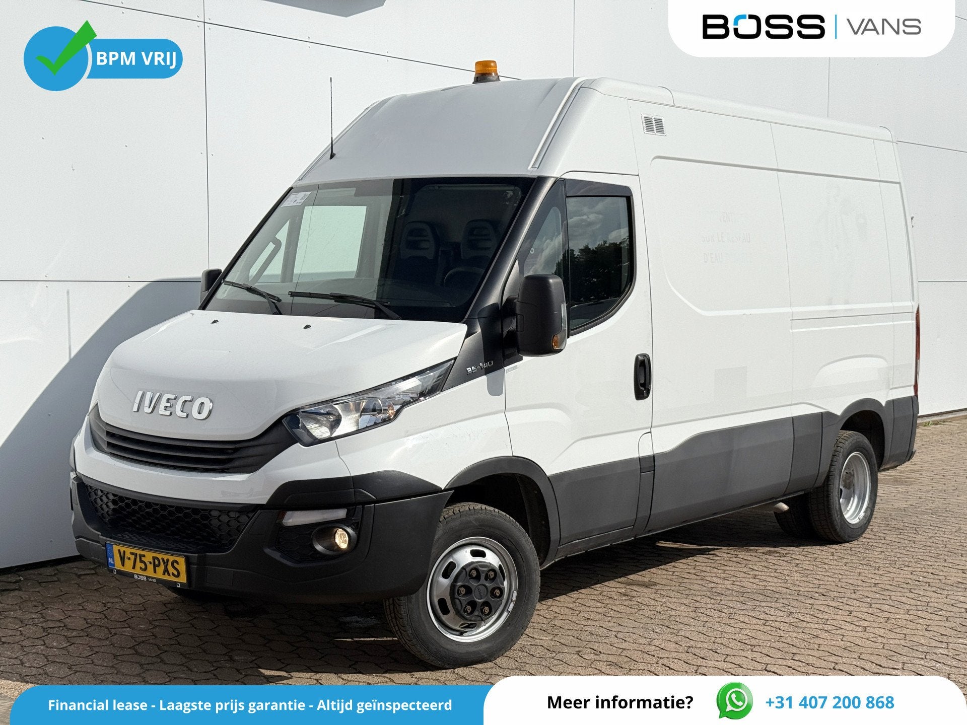 Iveco Daily 35C14 2.3 L2H2 Dubbellucht Airco Cruise control, Achat, Entreprise, Noir, 5 portes