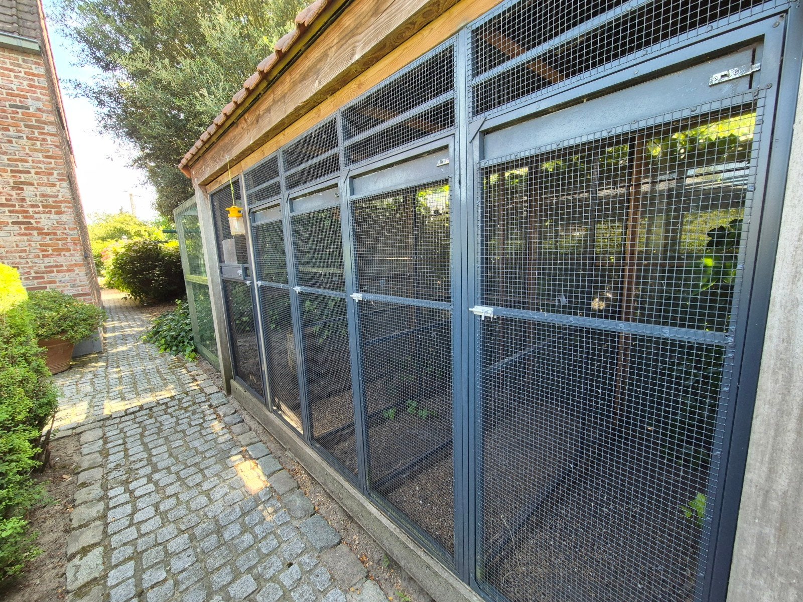 Deurpanelen voliere, Enlèvement, Aluminium