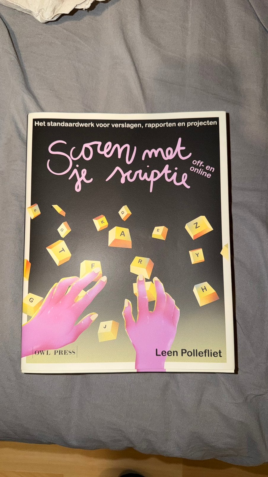 Scoren pet je scriptie van Leen Pollefliet, Ophalen of Verzenden, Zo goed als nieuw