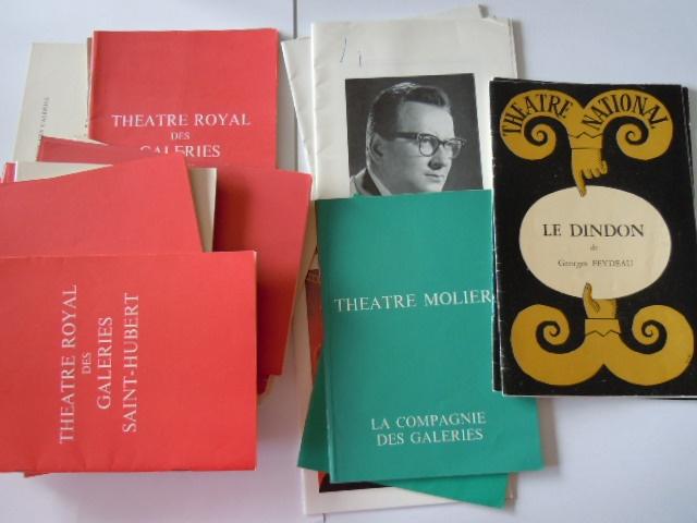 Programme 24 brochures La Compagnie des Galeries Bruxelles, Livres, Enlèvement ou Envoi, Utilisé, Théâtre