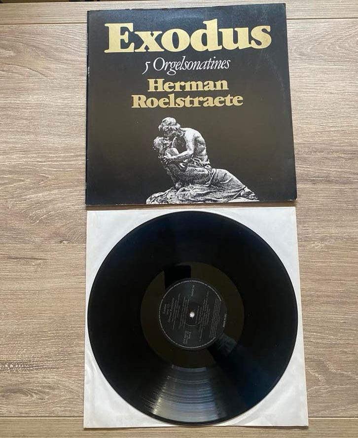 🔥 Vinyl/LP Exodus - 5 Orgelsonatines - Herman Roelstraete, Enlèvement ou Envoi, Comme neuf