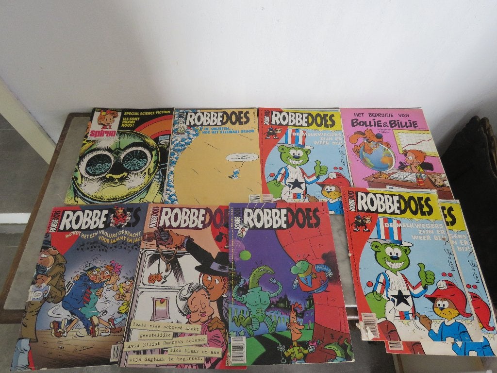 Robbedoes magazines set van 8, Enlèvement ou Envoi
