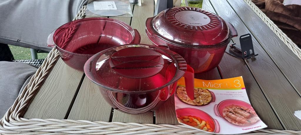 Microcookset van tupperware (demo model)+gratis verzending, Enlèvement ou Envoi, Utilisé