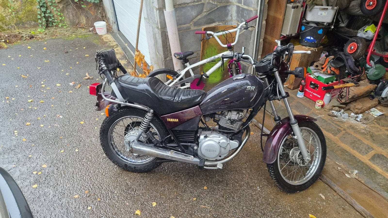 Yamaha Sr 125, Enlèvement, Utilisé