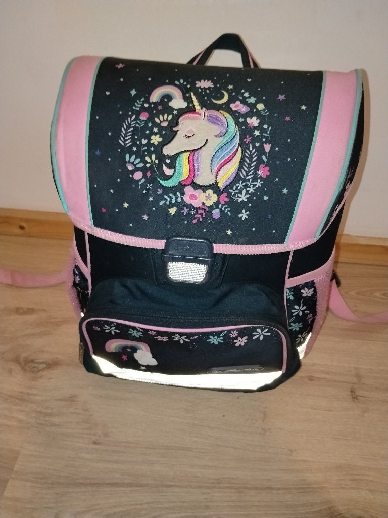 Cartable scolaire Herlitz – Licorne, Enlèvement ou Envoi, Utilisé, Porte-documents ou Cartable