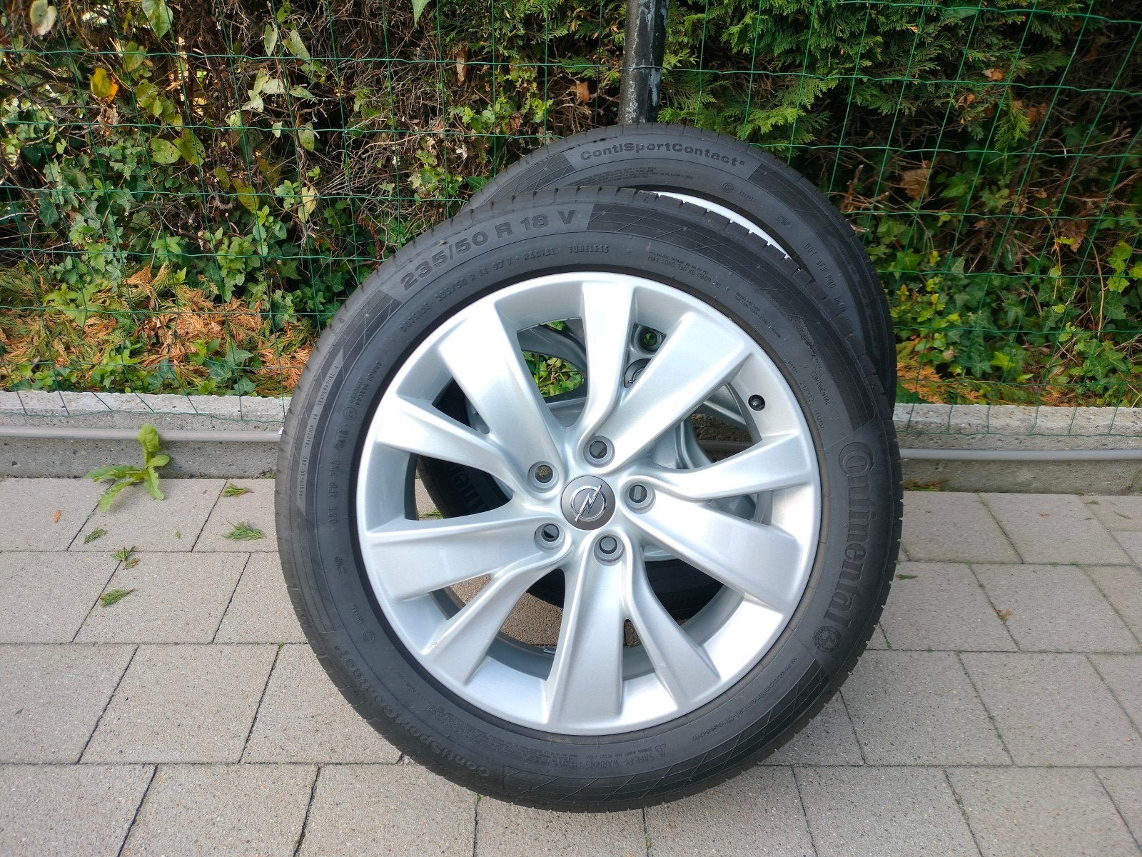 Originele Opel Cascada 18" velgen+banden, Auto-onderdelen, Ophalen, 18 inch, Gebruikt, Banden en Velgen