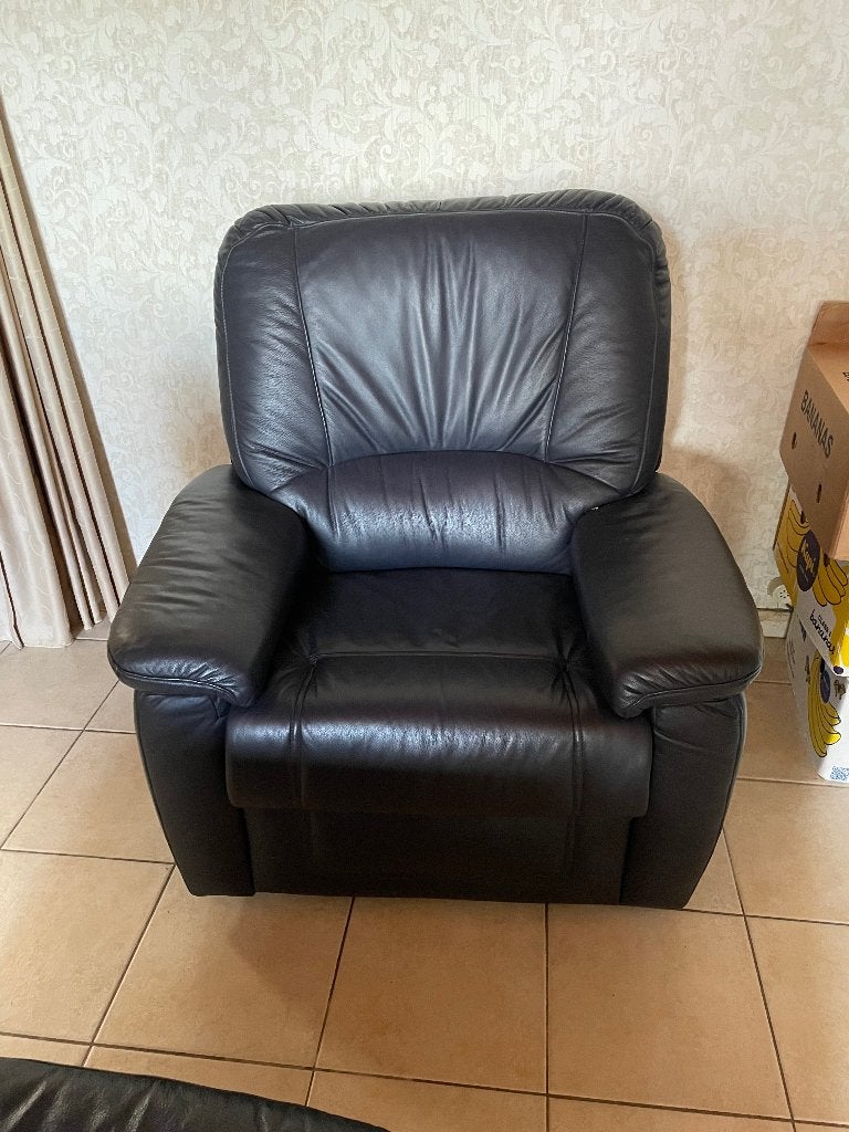 Lederen Salon, Enlèvement, Utilisé, Cuir